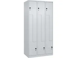 C+P C+P Z-Spind Classic PLUS, 6 Fächer, 1850x900x500mm, Lichtgrau/Lichtgrau – Produktbild 1 von 1