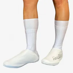 Velotoze VeloToze Überschuh Aero TT weiß/weiß M - aerodynamischer Zeitfahr-Überschuh – Produktbild 1 von 1