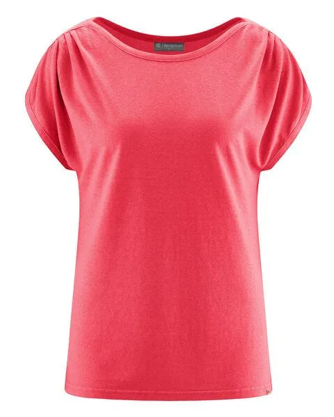 HempAge HempAge Hanf T-Shirt, Magnolia (rot), – Produktbild 2 von 2