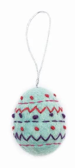 El Puente El Puente Deko-Anhänger "Osterei" | Fair Trade & Handmade aus Nepal – Produktbild 1 von 1