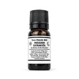 Two Hands BIO Two Hands BIO Melissenextraktöl mit Bio-Melisse & Bio-Mandelöl - 2,5 % Extrakt - Bio Vegan – Produktbild 1 von 1