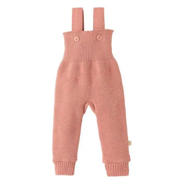 Disana Disana Trägerhose Schurwolle kbT-Merino Strick, Softpink, – Produktbild 1 von 4