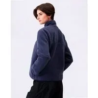 PINQPONQ pinqponq Fleece Jacket - Eternal Olive - Peat black (Female), Future dusk (violett), – Produktbild 1 von 1