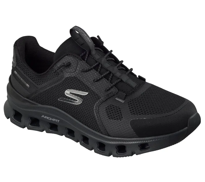 Skechers Skechers ARCH FIT GLIDE-STEP PRO Slip-On Sneaker Schlupfschuh, Halbschuh, Freizeitschuh, Schwarz, – Produktbild 3 von 5