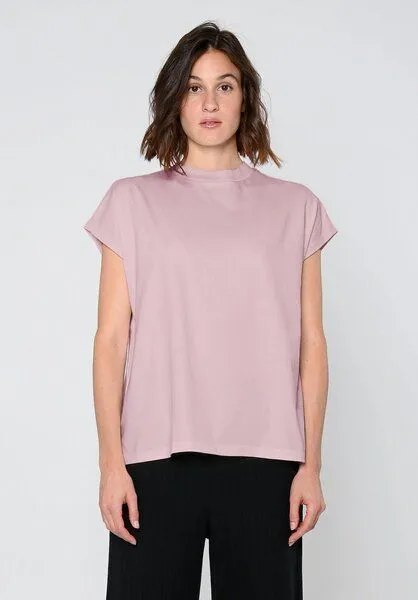 THOKKTHOKK ThokkThokk TT75 Boxy T-Shirt (GOTS, vegan), Rose (rosa), – Produktbild 3 von 6