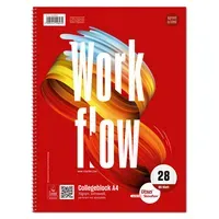 Staufen Staufen Collegeblock Style Work flow DIN A4 kariert mit Rand innen/außen Lineatur 28 – Produktbild 2 von 2