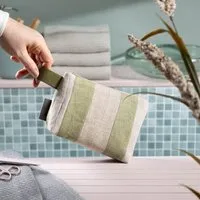 nahtur design nahtur-design Kosmetiktasche aus 100% Leinen | Kleine Leinentasche, No_12 (blau), – Produktbild 1 von 1