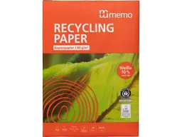 Memo 500 Blatt Recycling-Kopierpapier 'memoPRINT' DIN A4, 80 g/m² – Produktbild 1 von 1