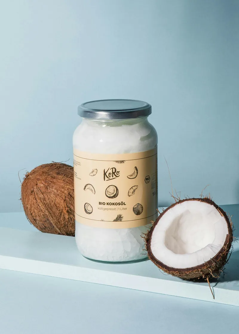 KoRo Bio Kokosöl 6 x 1 L – Produktbild 1 von 5