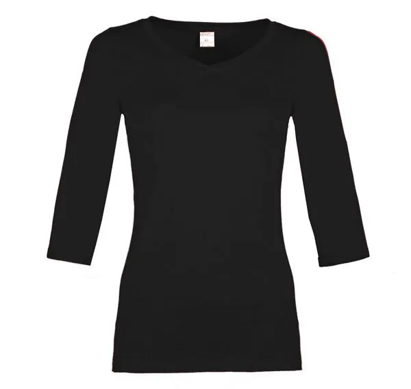 Frija Omina Frija Omina Bio 3/4 Arm-Shirt "Winda", Schwarz, – Produktbild 1 von 1