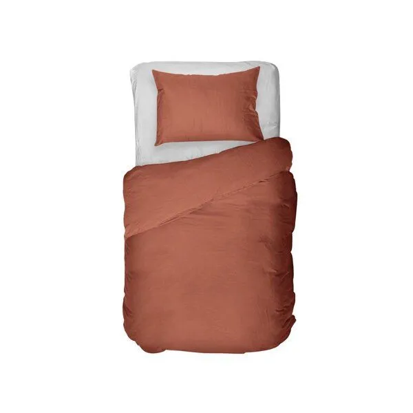 Kayori Kayori Nikaya Bettwäsche Tencel, Brick, – Produktbild 2 von 3