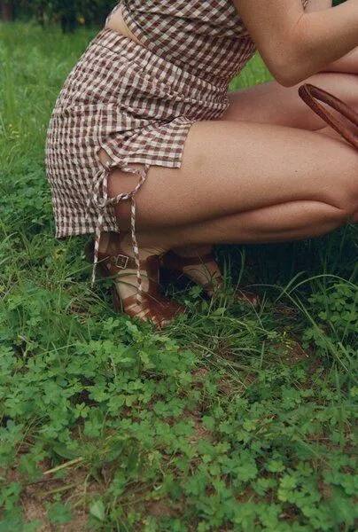 Nénés Nénés Shorts Edda – Braun kariert, Brown, – Produktbild 4 von 4