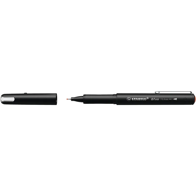 Stabilo STABILO Fineliner "dr!ver" F rot, ISCC Plus 94% – Produktbild 1 von 2