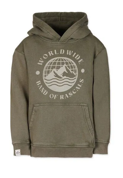 Band of Rascals Band of Rascals World Wide Hooded, Faded-olive, – Produktbild 3 von 4