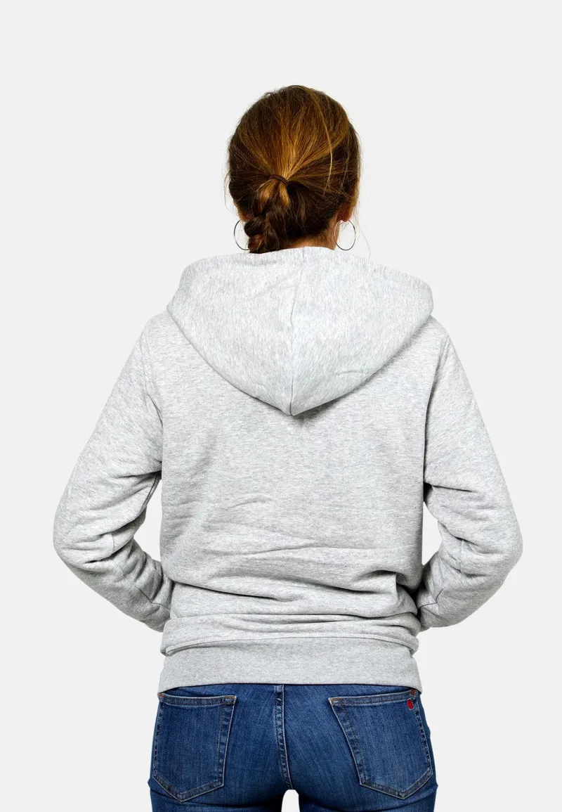 TORLAND TORLAND Damen vegan Hoodie Winter Hygger Sherpa, Grau, – Produktbild 1 von 2