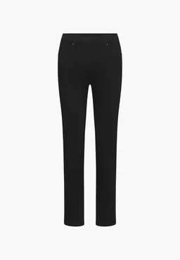 LAURIE LAURIE Damen vegan Jeans Hannah Regular Extra Short Länge Schwarz – Produktbild 1 von 1