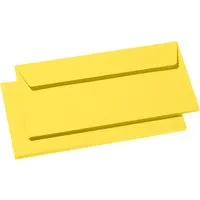 Clairefontaine 20 Clairefontaine Briefumschläge 'Pollen' DL, Haftklebung, o. Fenster 120 g/m² gelb – Produktbild 1 von 1