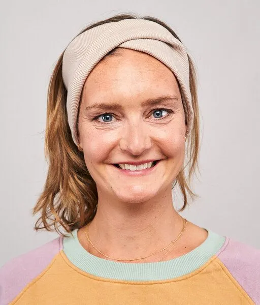 obumi obumi Stirnband Rippe Twist aus Bio Baumwolle, Beige, – Produktbild 1 von 3