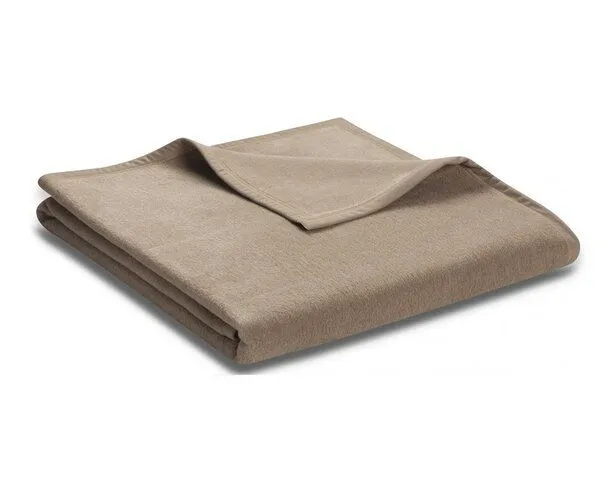 biederlack biederlack Wohn-und Kuscheldecke Unicolour, Haselnuss, – Produktbild 2 von 4