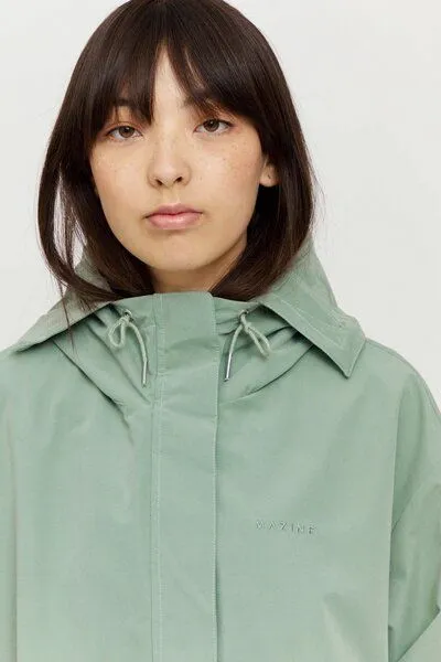Mazine Mazine Übergangsjacke - Ella Light Parka, Cobalt green (grün), – Produktbild 5 von 5