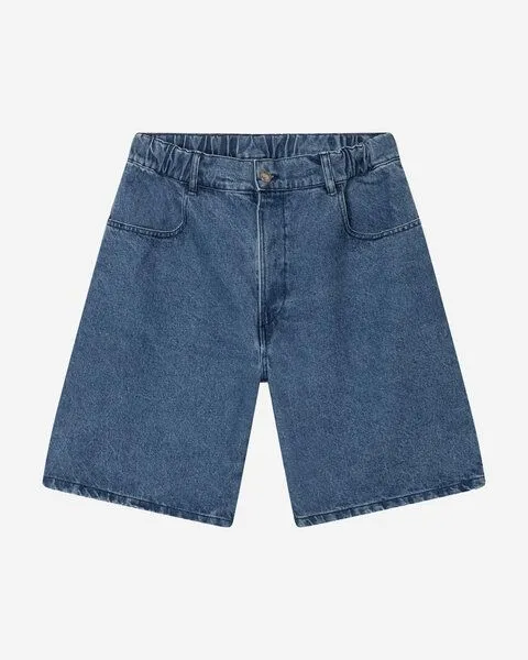 MATONA Matona Kurze Hose | Loose Denim Shorts | aus Bio-Baumwolle, Mid blue, – Produktbild 3 von 3