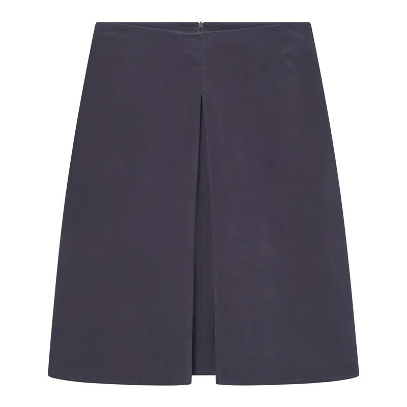 WiDDA WiDDA Damen vegan Rock Falte Grau, Dunkelgrau, – Produktbild 1 von 2