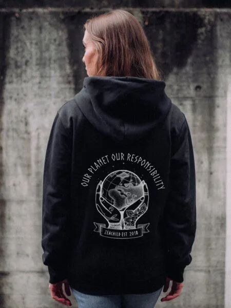 Zeachild Zeachild Our Planet Zip Hoodie Unisex – Produktbild 3 von 8