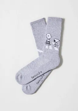 BeSocks BeSocks Bio-Tennissocken - Snoopy Walk Street – Produktbild 1 von 1