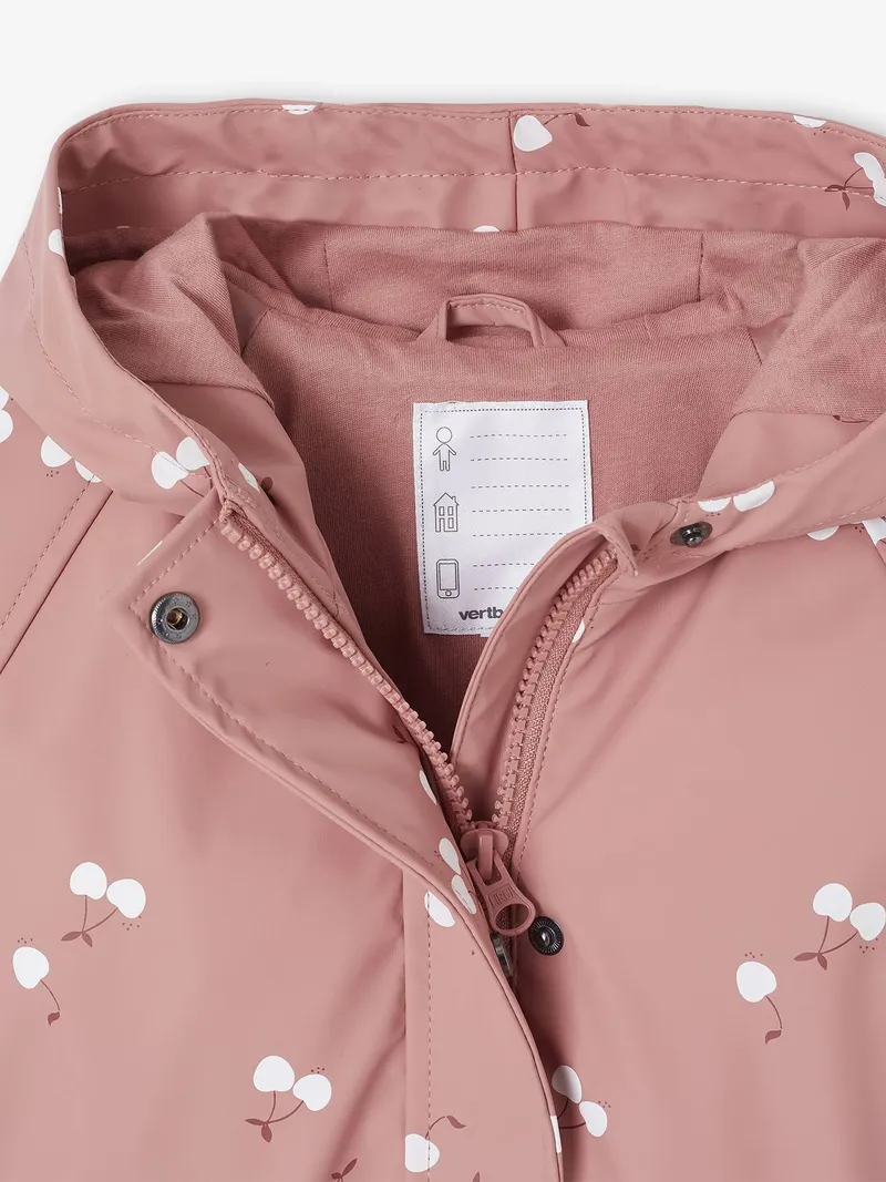 Vertbaudet Vertbaudet Mädchen Regenjacke mit Zauber-Trick blush, Blush, – Produktbild 4 von 4