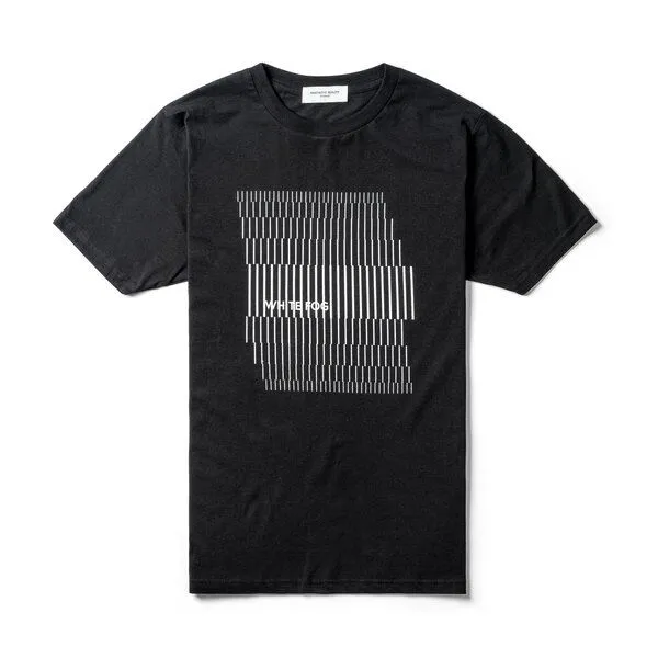 FANTASTIC REALITY STUDIOS Fantastic Reality Studios White Fog T-shirt – Bio-Baumwolle, Unisex, Schwarz, – Produktbild 1 von 4
