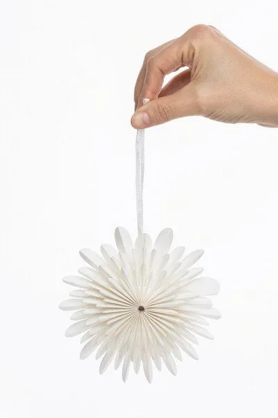 Tranquillo Papieranhänger FLAKE - white – Produktbild 3 von 4