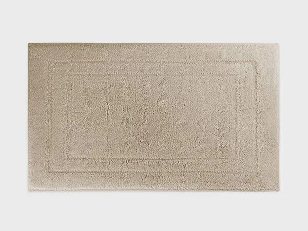 Yumeko Badematte Deluxe 60x100 cm Yumeko aus Bio-Baumwolle, Warm taupe, – Produktbild 4 von 4