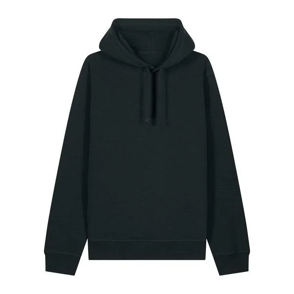 YTWOO YTWOO Unisex Kapuzenpullover mit Seitentaschen aus Bio Baumwolle und recyceltem PET, Schwarz, – Produktbild 2 von 4
