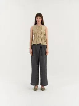 AmourLinen AmourLinen Gerafftes Leinen-Top ELOISE – Produktbild 1 von 1