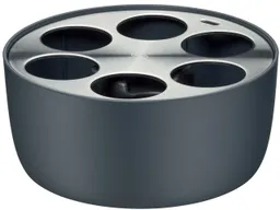 alfi alfi Konferenzkühler "CIRCLE" für 6 Flaschen mit 0,33 l, silber/grau – Produktbild 1 von 1