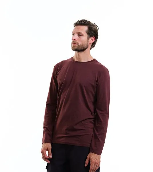 Gary Mash GARY MASH Herren Langarmshirt Scott aus TENCEL Lyocell Mix, Braun, – Produktbild 2 von 4