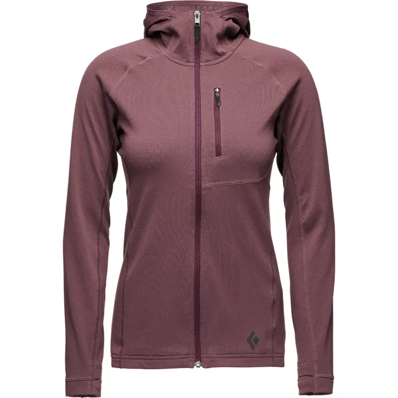 Black Diamond Hoodie Damen Black Diamond Coefficient, Rot, – Produktbild 2 von 2