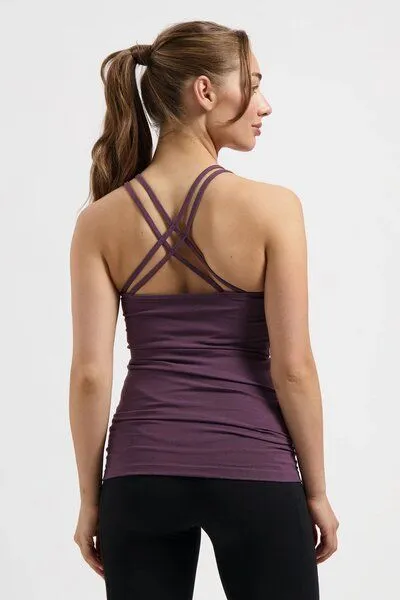 Urban Goddess Urban Goddess Lyrais Yoga Tank, Berry (lila), – Produktbild 1 von 4