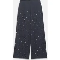 Alchemist Alchemist Damen vegan Hose Moonflower Studs In Marineblau – Produktbild 1 von 1