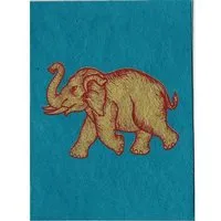 Just Be Just Be Briefkarte Elefant, Türkis, – Produktbild 1 von 1