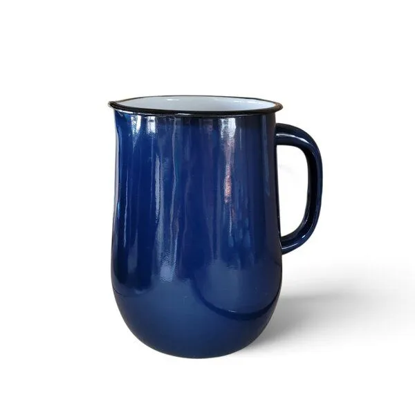 Moogoo Creative Africa Moogoo Creative Africa Karaffe 2,5 Liter | Emaille | hergestellt in der Ukraine | Fair Trade for Peace, Blue valentine, – Produktbild 1 von 3