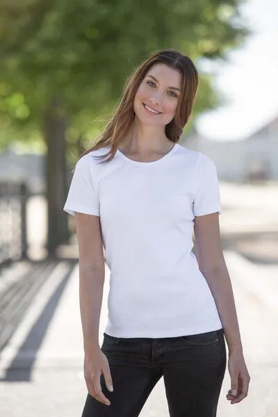 Neutral Neutral® Damen T-Shirt von Neutral Bio Baumwolle Round Neck Interlock, Schwarz, – Produktbild 3 von 3