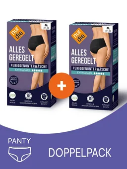 Nur Die Periodenslip Alles Geregelt (2-St) Menstruationsunterwäsche wiederverwendbar – Produktbild 1 von 1