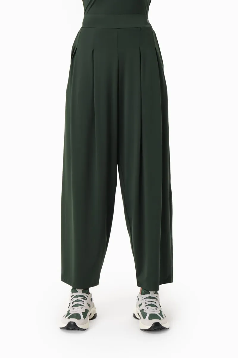 ORGANICATION ORGANICATION Damen vegan Hose Peeny Amazonas Grün, Dunkelgrün, – Produktbild 2 von 2