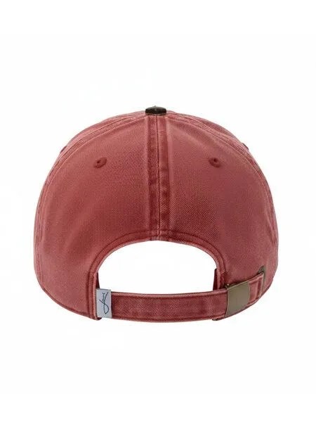 Lou-i Lou-i Cap Vintage Style Baumwolle, Burgundy, – Produktbild 2 von 4
