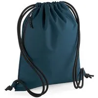 BagBase BagBase Recycled Gymsac Turnbeutel verdeckte Geheimtasche, Petrol, – Produktbild 1 von 1