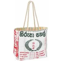 Rice&Carry Rice&Carry RICE & CARRY Strandtasche mit Kordel, Weiss, – Produktbild 1 von 1