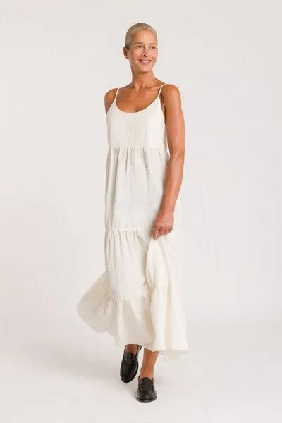 Kings Of Indigo Kleid "Jito" von Kings of Indigo, Off-white, – Produktbild 1 von 2