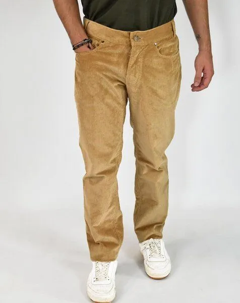 Aatise Aatise Herrenhose Zanzibar mid-raise aus stretch Bio-Cord, Beige, – Produktbild 4 von 4
