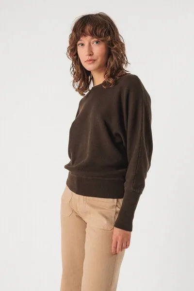SKFK SKFK Strickpullover IBAR, Dark brown, – Produktbild 2 von 3